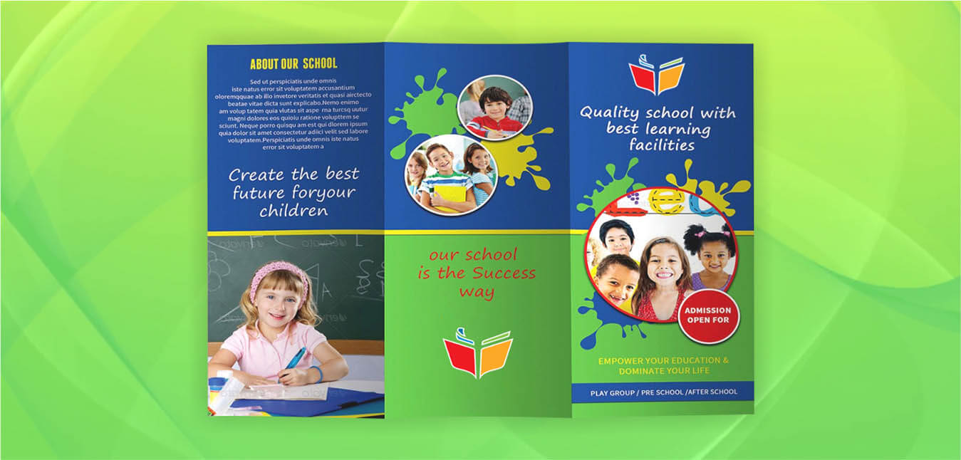 23+ Top For Pamphlet Design For Play School - Align Boutique With Regard To Play School Brochure Templates