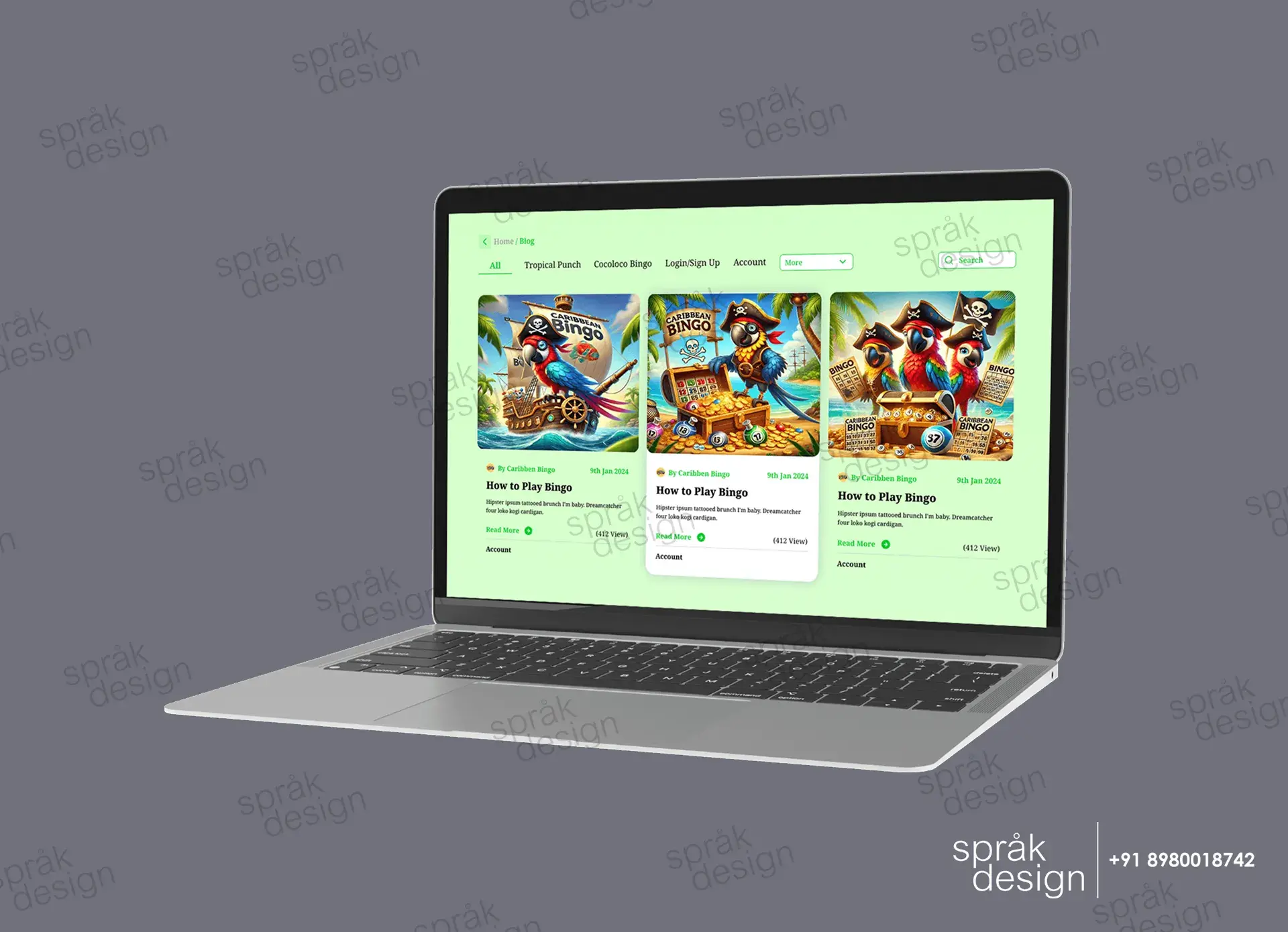 Caribbean Bingo-UI UX Game-2