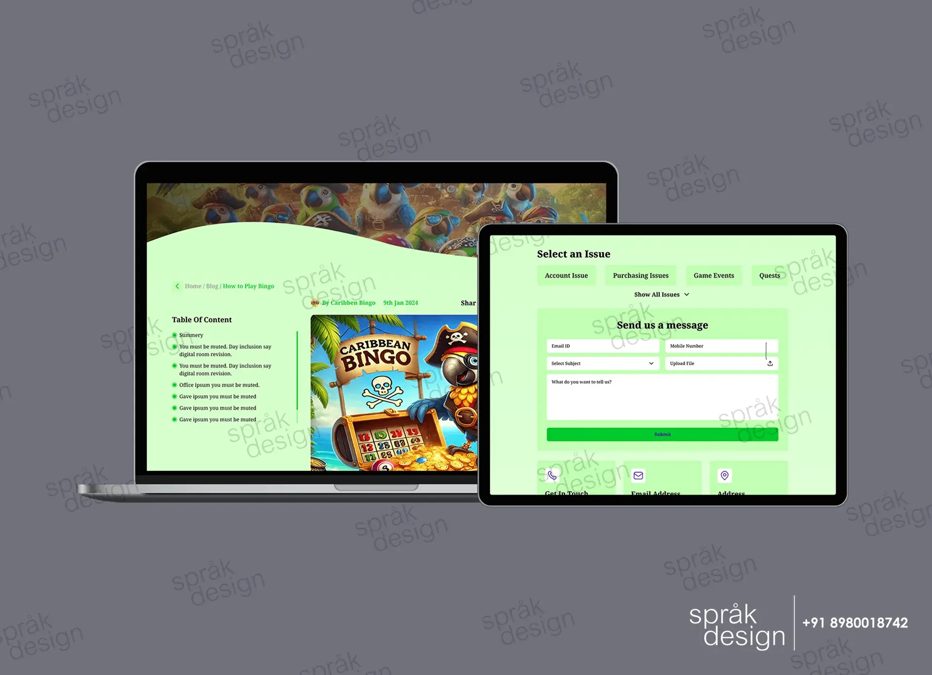 Caribbean Bingo-UI UX Game-3