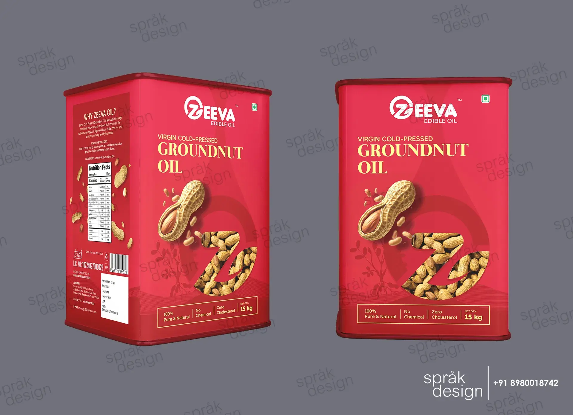 Zeeva Oil-Branding
